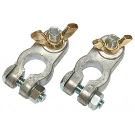 Battery Terminal Set with Wing Nuts