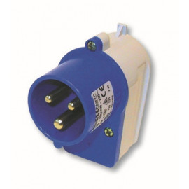 CEE right-angle plug 220V 3 x 16 Amp.