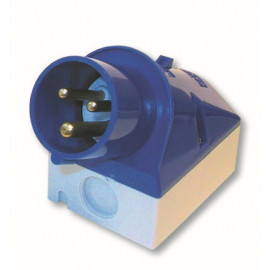 CEE built-in plug 220V 3x16A, coupling plug. Installation 3-pole.