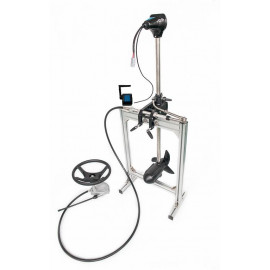 electric outboard with control system (steering wheel)