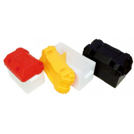 Battery box white/red