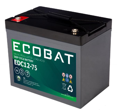 Ecobat Deep Cycle AGM Battery 75Ah